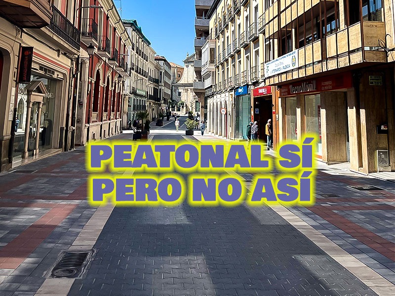 Peatonal Sí. Pero No Así